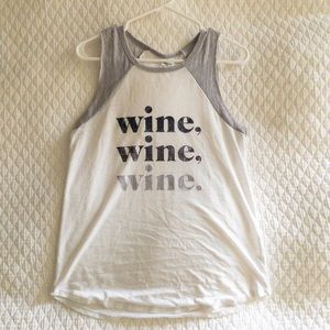 Burnout WINE tank top